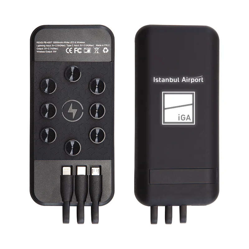 PB-4007 Siyah 10.000 mAh Powerbank