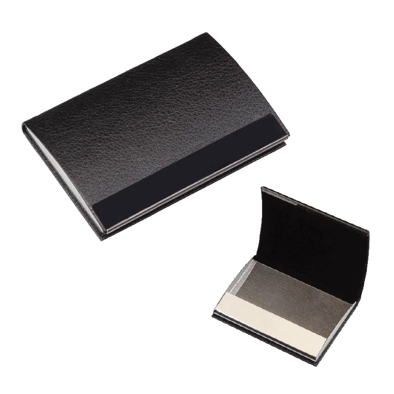 5020 Siyah Suni Deri Kartvizitlik