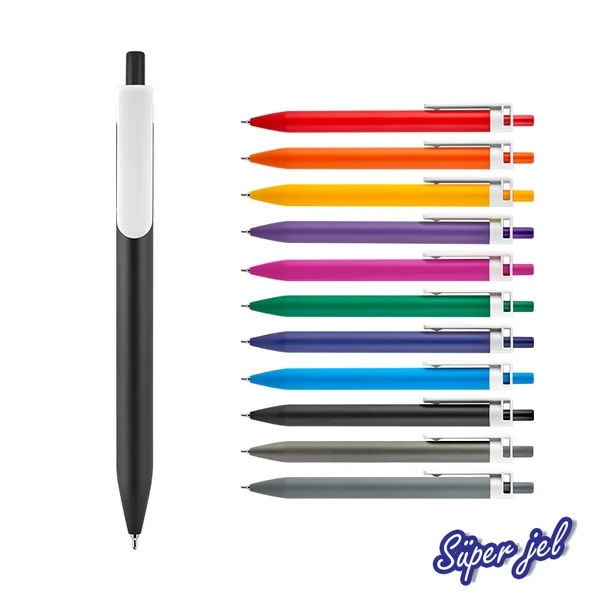 509-BK Plastik Süper Jel Refil Kalem