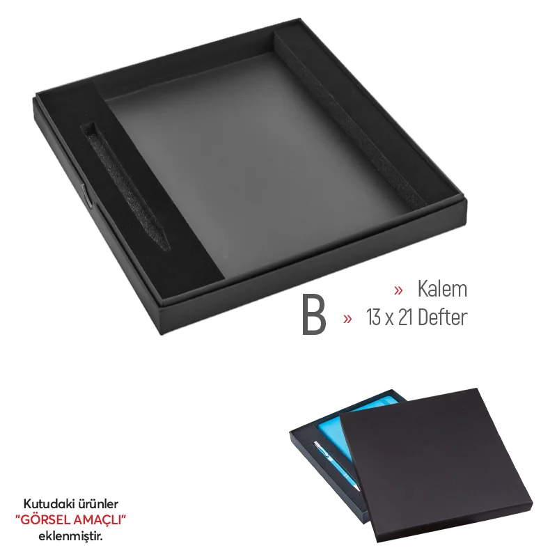 KT-941 203 x 223 x 25 mm Hediye Set Kutusu