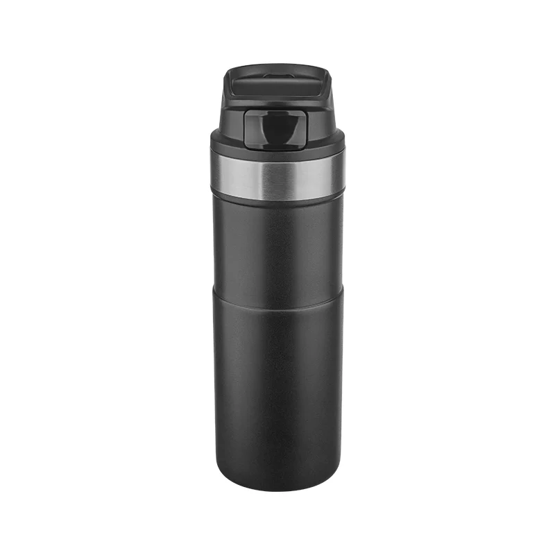 5347 Siyah Çelik Termos / 400 ml