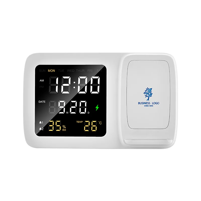 4230 Wireless Şarj Cihazı & Dijital Saat