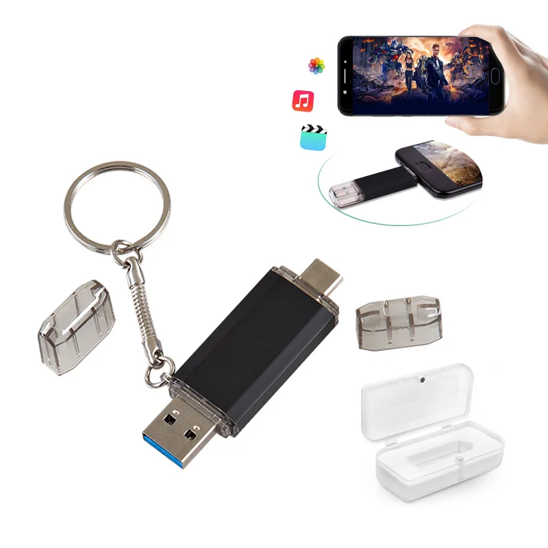 F-154-32 Siyah 32 GB OTG Usb Bellek