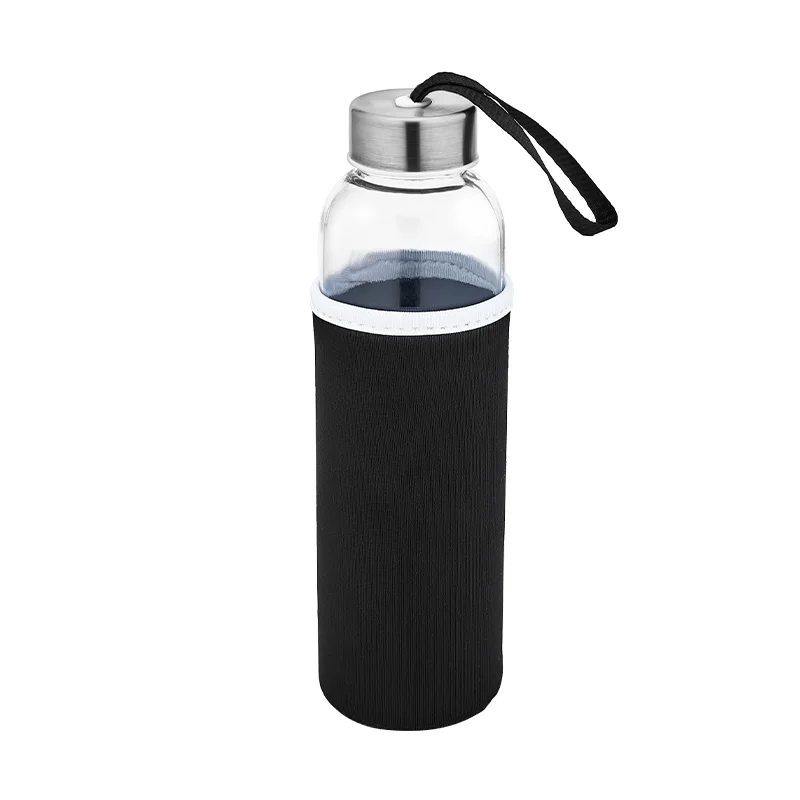 MTR-0213 Cam Cam Matara (Siyah Kılıflı) / 500 ml