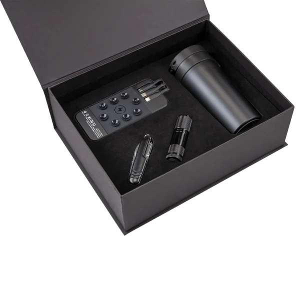 5067 Siyah - Siyah Mug Hediyelik Set