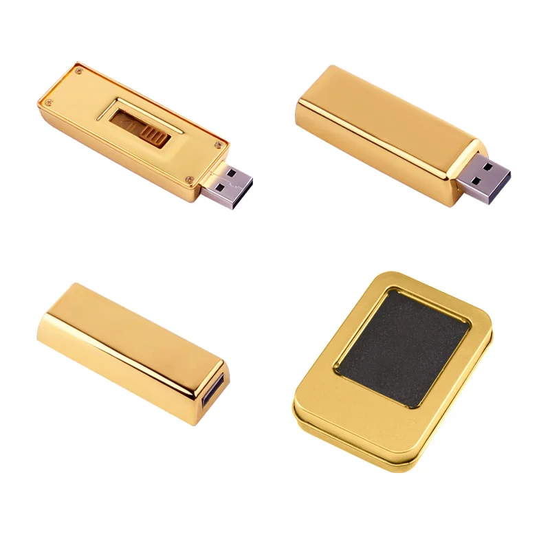 F-207-32 Altın 32 GB Usb Bellek