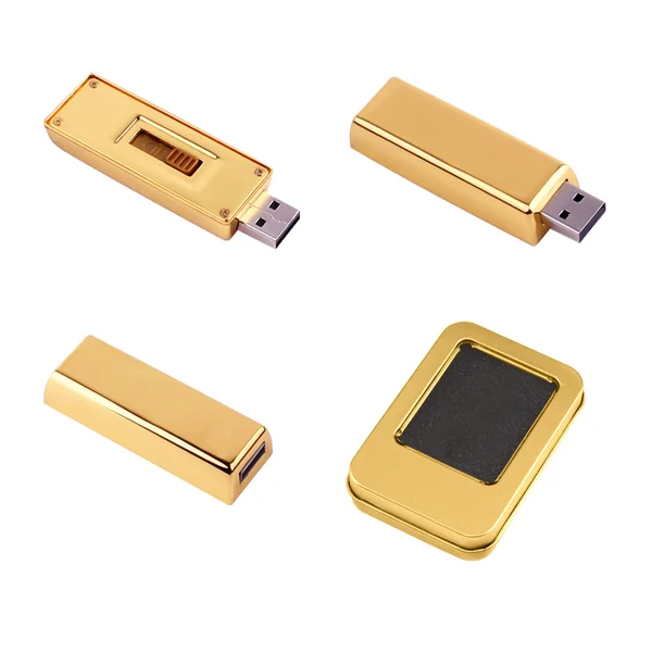 F-207-32 Altın 32 GB Usb Bellek