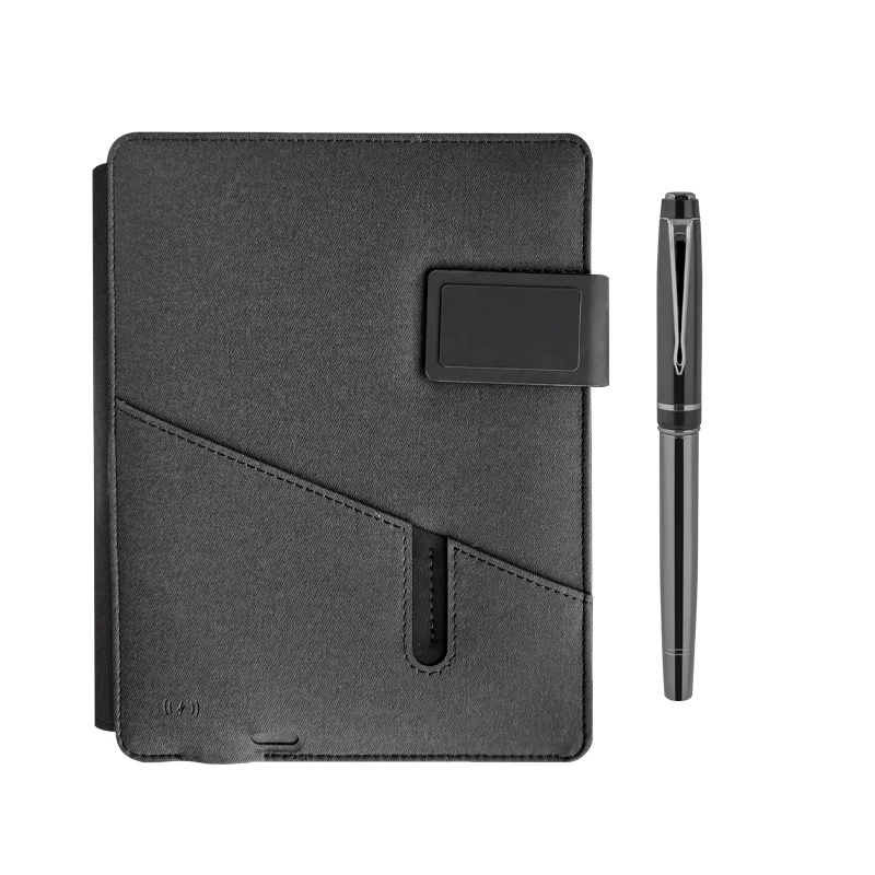 1071 PREMIUM Siyah Termo Deri Organizer Powerbank