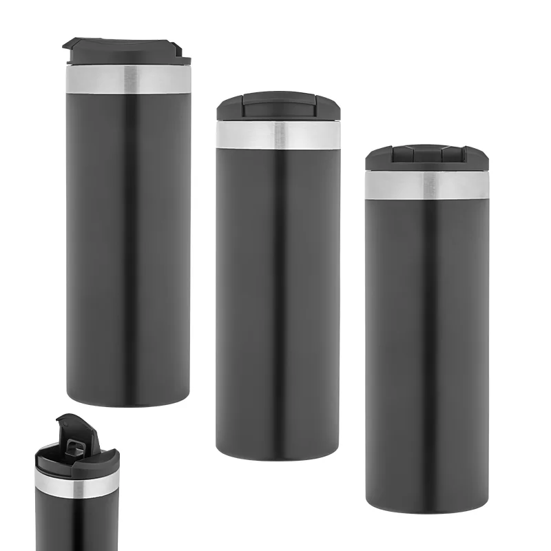 5345 Siyah Çelik Termos / 450 ml
