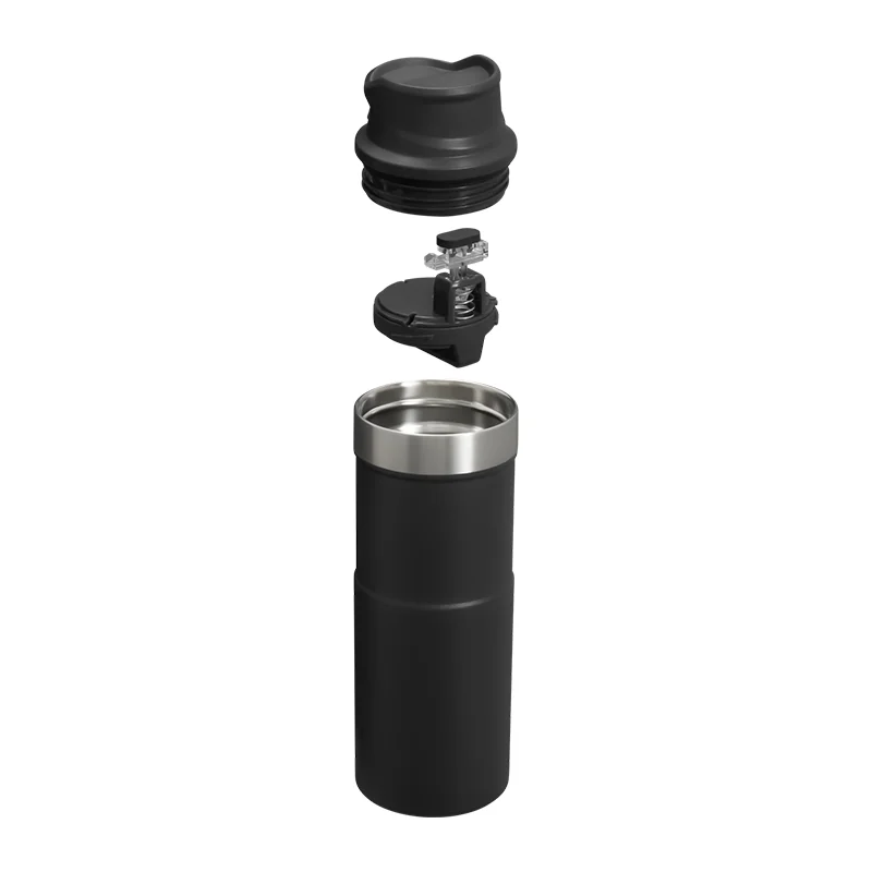 5347 Siyah Çelik Termos / 400 ml